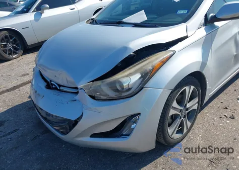 2014 Hyundai Elantra Sport from USA, damaged, VIN KMHDH4AH2EU151729